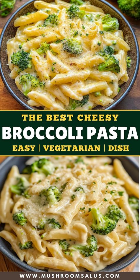 This creamy, cheesy broccoli pasta is the ultimate comfort food! Made with tender pasta, fresh broccoli, and a rich, cheesy sauce, it's an easy and delicious vegetarian dish the whole family will love. Perfect for busy weeknights or a cozy dinner at home. Quick to make and packed with flavor—save this recipe for your next pasta night! Healthy Easy Dinner Vegetarian, Vegetarian Protein Pasta Recipes, Quick Easy Vegetarian Dinner, Easy Pasta Recipes Vegetarian, Vegetarian Dishes Dinner, Broccoli Cheese Pasta, Pasta Dinner Recipes Vegetarian, Vegeterian Ideas Easy Recipes, Cheesy Broccoli Pasta