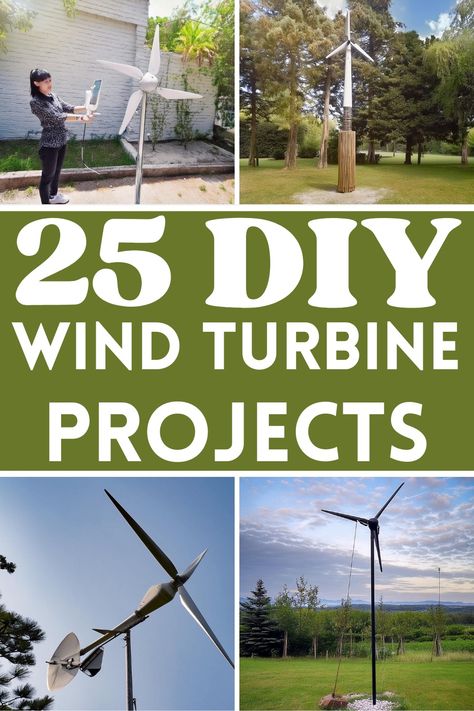 24 DIY Wind Turbine Projects Home Wind Power, Building A Wind Turbine, Wind Spinners Diy, Home Wind Turbine, Diy Wind Turbine, Small Wind Turbine, Solar Battery Charger, Wind Turbine Generator, Renewable Energy Systems