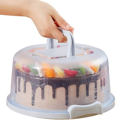 Cupcake Container, Cake Storage, Pot Racks, Cake Holder, 6 Cake, Cake Carrier, Kitchen Gadgets Unique, Picnic Food, Cake Box