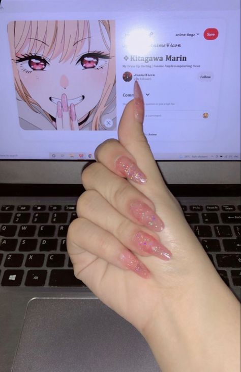 Nails On Natural Nails, Nails Jelly, Anime Nails, Blush Nails, Pretty Gel Nails, Really Cute Nails, Soft Nails, Jelly Nails, Kawaii Nails