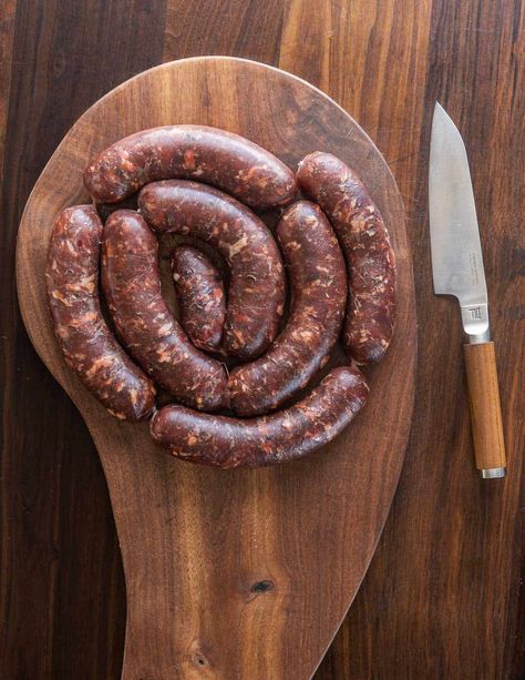 Wild Boar Sausage Forager Chef, Boar Recipes, Wild Boar Recipes, Sausage Ingredients, Blood Sausage, Fennel Sausage, Italian Sausage Recipes, Sausage Recipe, Game Recipes