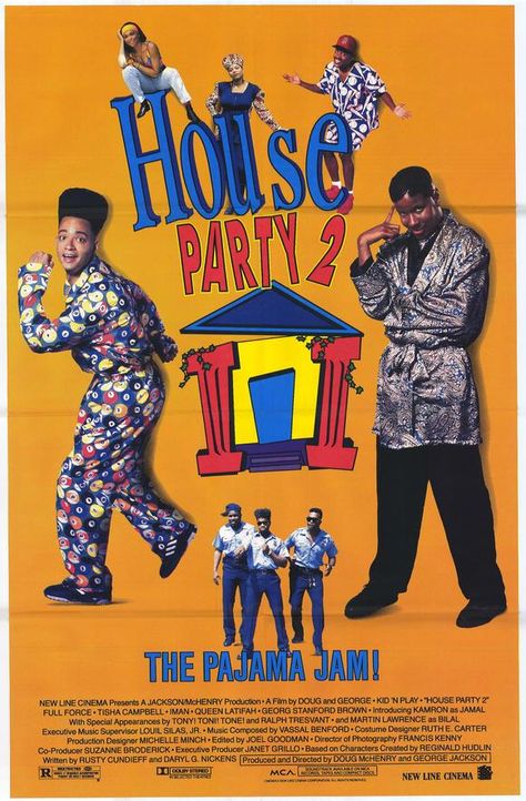 House Party 2.. Kid and Play in college...and business. House Party Movie, George Kids, House Phone, Black Movies, 25th Bday, Road Music, Ralph Tresvant, Kid N Play, Collage Photos