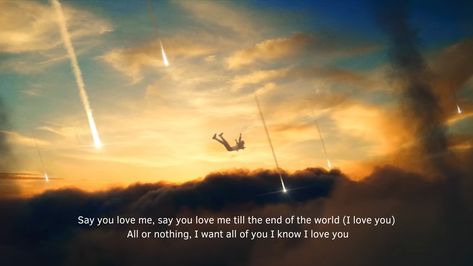 0x1 Love Song Wallpaper, Txt 0x1 Love Song, Love Song Wallpaper, 0x1 Love Song, Song Wallpaper, Lyrics Background, Anime Purple Hair, Tomorrow By Together, Love Songs Lyrics