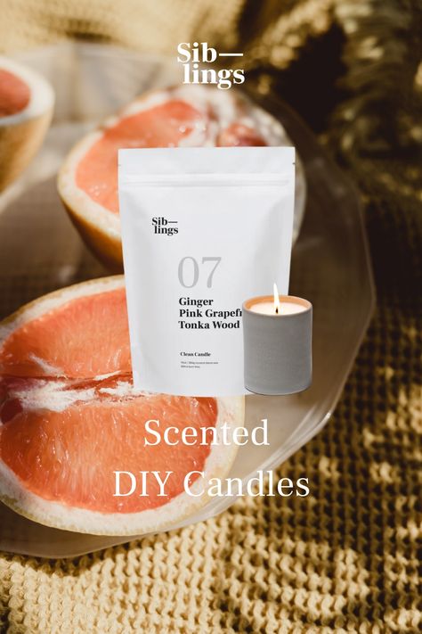 DIY candles are a great way to add a personal touch to your home decor or create thoughtful gifts for your loved ones. Try your first Siblings DIY candle with luxury-level scents, clean ingredients, and 100% compostable packaging. https://siblings.co/ DIY Candle, DIY Candles, Easy DIY Candle, Easy DIY Scented Candle, DIY Candle tutorial, Candlemaking, Candlemaking for beginners, Handmade, Scented DIY Candles, How to make your own candle Scented Candle Diy, Diy Candles Easy, Candle Tutorial, Candle Diy, Traditional Candles, Clean Candle, Diy Candle, Compost Bags, Smell Amazing