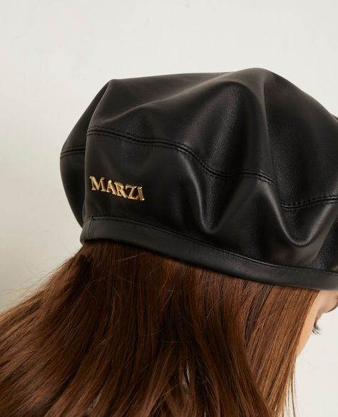 The smallet details make the biggest difference Our leather beret from the #fw23 collection is now available ⁠ Discover more on www.marzi.com⁠ ⁠ Photo by @operaadv⁠ ⁠ ⁠.⁠ .⁠ .⁠ .⁠ .⁠ #hats #fashion #photoshoot #style #cappelli #chapeau #model #luxury #handmade #italy #accessories #musthave #fall #winter #elegant #moda #fabric #hatstyle #hatlife #aesthetic #mood #vibe #chic #spring #summer #jewlery #jewels #headwear Summer Jewlery, Italy Accessories, Leather Beret, Photoshoot Style, Moda Fabric, Hats Fashion, Fashion Photoshoot, Hat Fashion, Baseball Hats