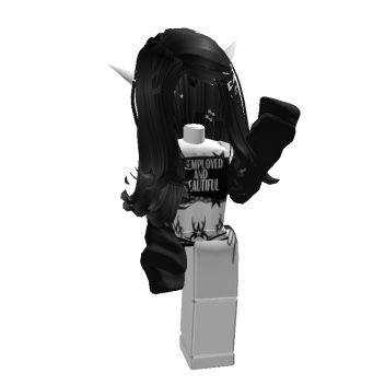 Roblox Avatars R15, Dahoodian Girl Avatars, Ava Roblox, Emo Roblox Outfits, Funny Texts Pranks, 헬로키티 배경화면, Skins Roblox, Cute Black Shirts, Cute Tshirt Designs