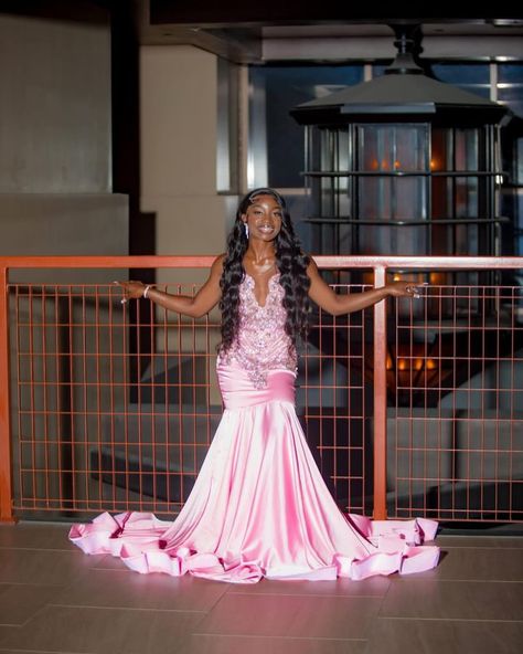 My pretty @himynameslauryn in her pink dress Have you booked yet? #prom2025 is open! Elevate your style with our custom Effortlessly elegant and attention-grabbing dresses, it’s a timeless classy with impeccable taste. Do bring your idea/inspiration dream dress and we will customize that into reality. @teemalogue_closet is here to embrace unapologetic style and stand out with confidence. For more details, send a DM or EMAIL Teemaloguecloset@gmail.com #promdressforsale #customdesigner #prom202... Prom Dresses For Sale, Dream Dress, Pink Dress, Prom Dresses, Prom, Bring It On, Confidence, Pink, Dresses