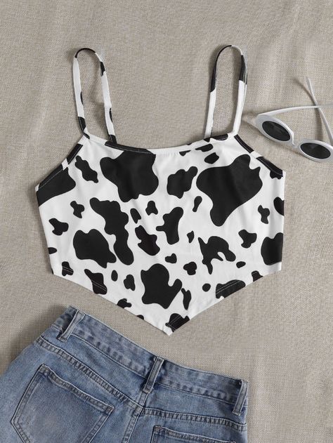 Cow Print Birthday, Cow Tops, Cow Outfits, Cow Spots, Summer Plus Size, Plus Size Tank Tops, Cute Everyday Outfits, Country Outfits, Edgy Outfits