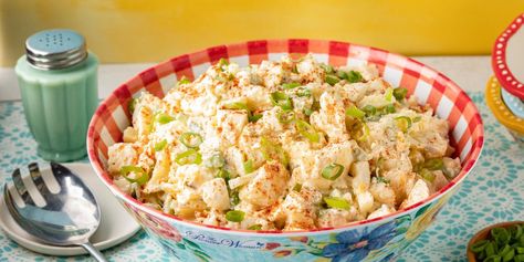 Southern Potato Salad Recipe - How to Make Southern Potato Salad Southern Potato Salad, Red Potato Salad, Summer Potluck, Creamy Potato Salad, Bbq Sides, Creamy Potato, Potatoe Salad Recipe, Grilled Corn, Pasta Salad Recipes