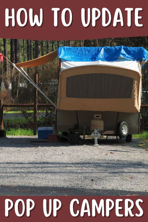 If you’re like most people, you probably use your pop up camper for weekend camping trips and family vacations. But what if there was a way to make your pop up camper even better? These easy pop up camper mods are the best! Pop Up Camper Accessories, Pop Up Caravan, New Pop Up Campers, Camper Modifications, Tent Trailer Remodel, Best Pop Up Campers, Camper Mods, Pop Up Campers, Pop Up Camper Trailer