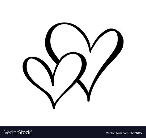 Heart Outline Clipart, Card Poster Design, Valentine Vector, Shirt Card, Father Daughter Photography, Heart Clip Art, Heart Outline, Card Poster, Black Hearts