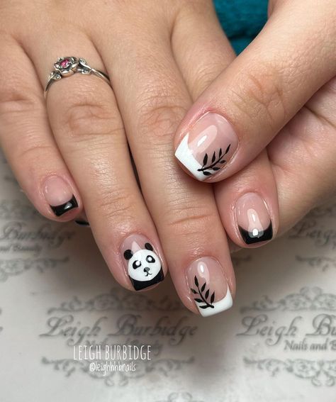 Leigh Burbidge | Nail Artist | Who else can say they spent their day painting pandas on nails? 🐼🌿 | Instagram Panda Nails Designs, Panda Nail Art Design, Panda Nails, Panda Nail Art, Bday Nails, Day Painting, Nail Art Ideas, Beauty Stuff, Designs Ideas