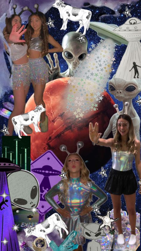 Revamped an old post! Alien halloween costume collage! #halloween #halloweencostume #alien #space #galaxy #collageart #fyp Alien Halloween Costumes, Alien Halloween Costume, Alien Halloween, Space Galaxy, Halloween 2, Disco Party, Collage Art, Halloween Costume, Halloween Costumes