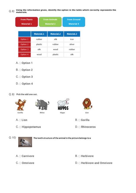 Science Olympiad Class 3 - Sample question paper 08 Hangman Game, Lkg Worksheets, Patterns Drawing, Math Olympiad, Sample Question Paper, Online Mock Test, The Odd Ones Out, Online Puzzles, Word Search Puzzles