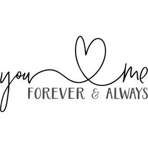 Forever And Always, Image Svg, Cricut Craft Room, Cameo Projects, Silhouette Design Store, Chalkboard Art, Cricut Projects Vinyl, Printable Patterns, Silhouette Design