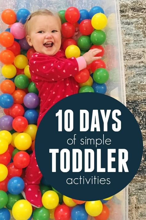 Join us for a 10 day challenge! Do one simple activity with your toddler each day! Simple Toddler Activities, Developmental Activities, 10 Day Challenge, Diy Montessori, Easy Toddler Activities, Challenges Activities, Easy Toddler, Cool Baby, Toddler Snacks