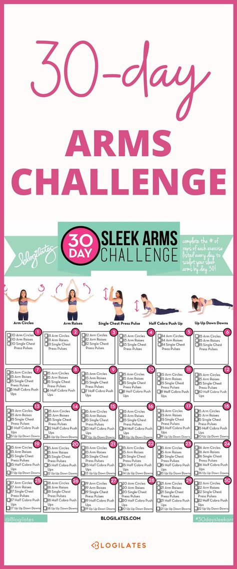 Looking for an arm workout challenge complete with full arm exercises you can do from home with weights or without weights? Then check out this easy arms workout exercise and try the 30 day challenge for sleek arms and tank top arms! Tap through to Blogilates.com to read more! 30 Day Arms, Easy Arm Workout, Arm Exercises With Weights, 30 Day Arm Challenge, Exercise Without Weights, Arm Workout Challenge, 30 Day Arm, Month Workout Challenge, Arm Challenge