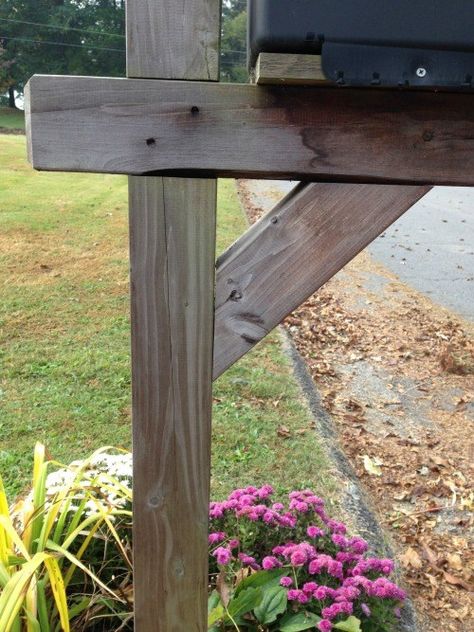 Cedar Mailbox Post, Farmhouse Mailboxes, Country Mailbox, Rustic Mailboxes, White Mailbox, Mailbox Stand, Rural Mailbox, Old Mailbox, Mailbox Makeover