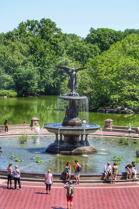 New York Itinerary, Central Park New York City, Bethesda Fountain, Popular Photo, New York Attractions, New York City Aesthetic, Visit New York City, New York City Travel, Visit New York