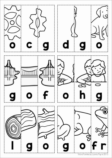 Practice blending and segmenting phonemes with this free printable. Perfect for kindergarten and grade 1. Puzzle Alphabet, English Riddles, First Grade Freebies, Ccvc Words, Lavinia Pop, Word Family Activities, Cvc Activities, Cvc Word Activities, Vowel Worksheets