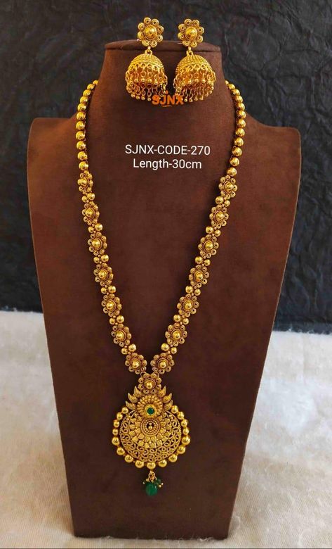 Long Chain With Pendant, Trendy Jewelry Ideas, Fashion Jewelry Necklaces Gold, Simple Necklace Designs, Haram Designs, Chain With Pendant, Wedding Jewelry Sets Bridal Jewellery, Pendant Designs, Bts Shirt