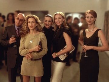 Charlotte York Goldenblatt, Miranda Hobbes, Willie Garson, Miss Jones, Jennifer Saunders, Chris Noth, Eye Smile, Charlotte York, Patricia Field