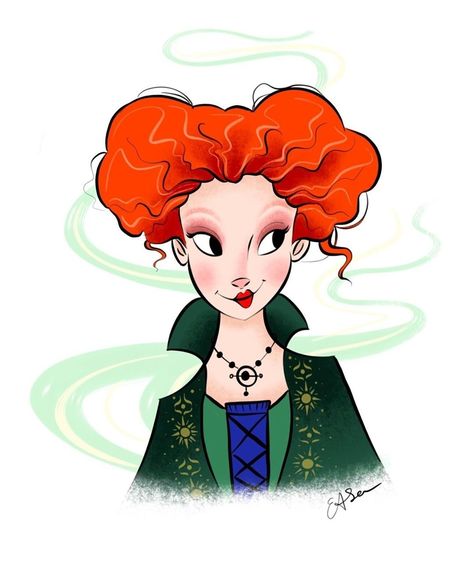 Hocus Pocus Decorations, Hocus Pocus 1993, Hocus Pocus Party, Winifred Sanderson, Disney High, Bear Drawing, Disney Artwork, Disney Life, Halloween Ornaments