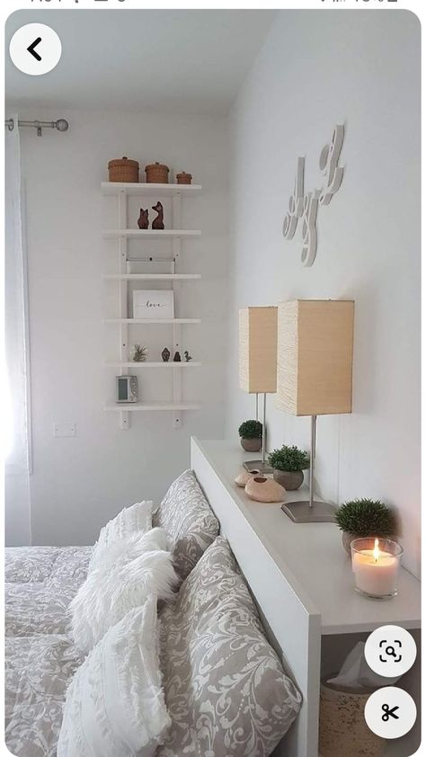 Behind Bed Shelf, Mint Green Room, Green Room Design, Bedroom Moody, Bed Shelf, Baddie Apartment, House Interior Bedroom, Apartment Bedroom Ideas, House Interior Living Room