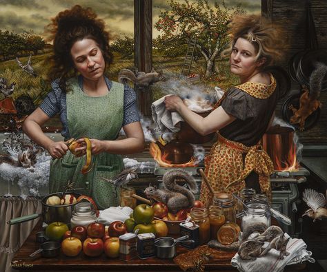 Andrea Kowch, Daria Petrilli, Anne Sexton, Cindy Sherman, Audre Lorde, Angela Davis, Audrey Kawasaki, Magic Realism, Annie Leibovitz