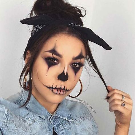 Nem Halloween Makeup, Clown Makeup Ideas, Easy Clown Makeup, Makeup Ideas For Halloween, Make Up Diy, Makeup Clown, Makeup Zombie, Halloween Makeup Clown, Halloween Make-up Looks