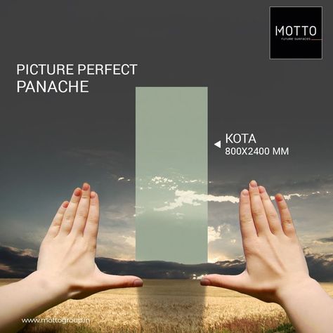 Bring home the picture perfect panache seen in nature into your ambiance with Motto Tiles

#Motto #Tiles #mottogroup #Ceramic #walltiles #slabtiles #CeramicTiles #CeramicTile #SlabTile #Slab #tiles #Marbles #MarblePlus #SlimTiles #application #vocalforlocal #WeSupportLocal #Glossy #matt #Kota #sinteredstone Fast Food Advertising, Inspiration Designs, Lvt Flooring, Food Advertising, Phone Mockup, Ecommerce Design, Ad Creative, Tiles Design, Sintered Stone