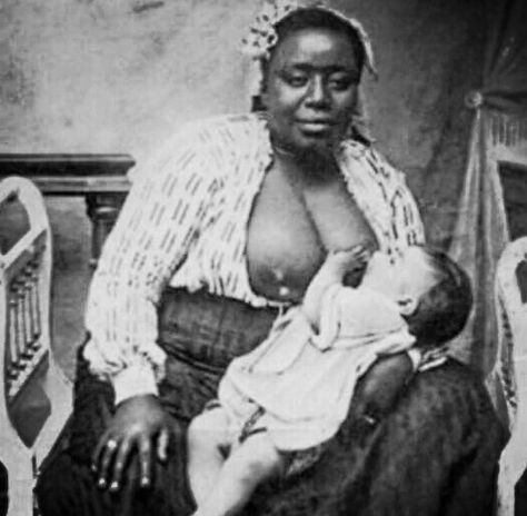 Nursing maiden Wet Nurse, African American History Facts, History Education, Interesting History, African History, White People, African American History, Black American, History Facts