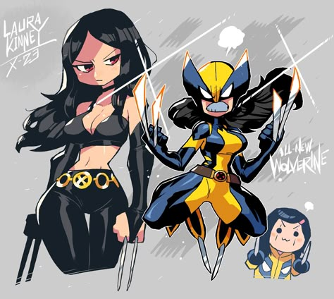 X 23 Marvel, Marvel Comics Women, Laura Kinney, Random Character, Anime Vs Cartoon, Marvel Characters Art, Marvel Artwork, Comics Girls, Marvel Comics Art