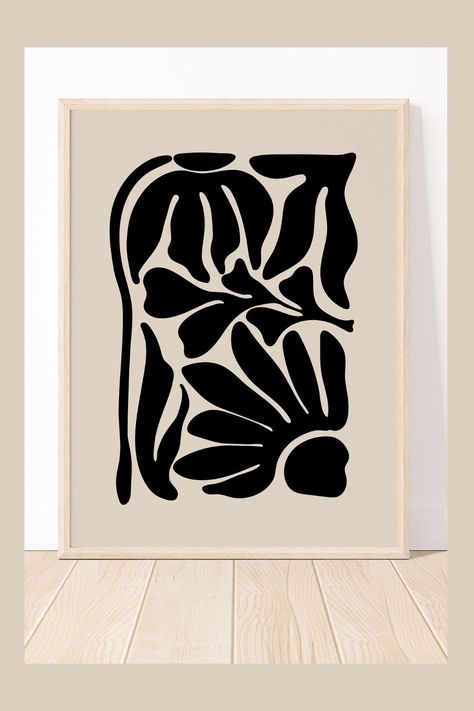 Matisse Line Art, Matisse Line Drawing, Beige Aesthetic Art, Henry Matisse Poster, Poster Wall Ideas Aesthetic, Matisse Tattoo, Matisse Aesthetic, Organic Painting, Nature Abstract Art