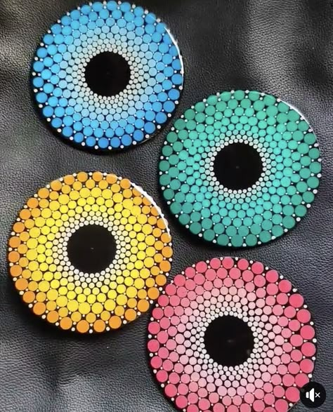 Madla Art, A Mandala Art, Boho Canvas Art, Dot Mandala Art, Mandala Jewelry, Mandala Painted Rocks, Mandala Dot Painting, Mandala Rock Art, Evil Eye Design