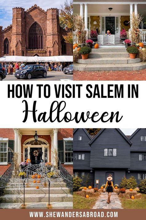 Looking for the best things to do in Salem MA in October? Here are all the most exciting activities you can't miss when visiting Salem MA for Halloween! | Salem Massachusetts aesthetic | Things to do in Salem Massachusetts in October | Salem Massachusetts travel guide | Salem Massachusetts travel tips | Salem Massachusetts Halloween photography | Salem Massachusetts Halloween places to visit | Salem Massachusetts Halloween aesthetic | Salem Massachusetts fall guide | Salem MA in Halloween Salem Massachusetts October, Salem Massachusetts Travel, Massachusetts Aesthetic, Things To Do In Salem, Salem Halloween, Salem Mass, Boston Vacation, Spooky Things, Halloween Travel