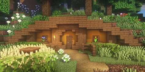 Fairy Minecraft, Lego Garden, Casa Do Hobbit, Minecraft Beach, Minecraft Activities, Construction Minecraft, Case Minecraft, Casa Hobbit, Rumah Minecraft Sederhana