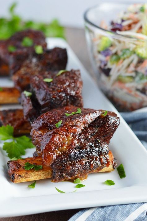 BBQ Shortribs Soy Braised Short Ribs, Vietnamese Short Ribs Recipe, Short Ribs Asian, Asian Short Ribs, Braised Short Ribs Recipe, Bbq Short Ribs, Short Ribs Recipe, Ribs Recipe, Short Rib