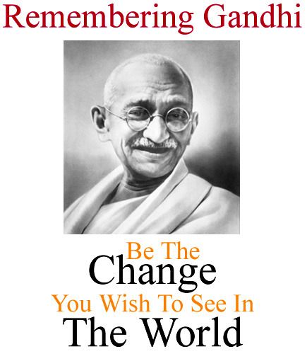 Be the Change Happy Gandhi Jayanti, Gandhi Quotes, Be The Change, Dalai Lama, Change Quotes, Mahatma Gandhi, Social Media Business, Michelle Obama, Inspirational People