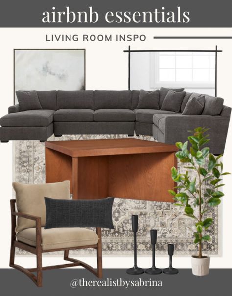 Radley Sectional Family Rooms, Radley Sofa, Radley Sectional, Family Room Sectional, Living Room Setup, Airbnb Rentals, Grey Sectional, Lake Living, Shop Furniture