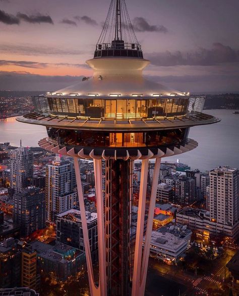 Sleepless In Seattle, Space Needle Seattle, Urban Explorer, Western Washington, World Vision, Urban Landscapes, Wonderful Picture, Famous Landmarks, Rooftops