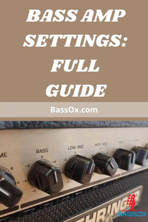 Knobs on bass amplifier to adjust bass, mids, treble and volume Bass Guitar Notes, Learn Bass Guitar, Bass Guitar Chords, Amp Settings, Music Theory Guitar, Guitar Lessons Songs, Bass Guitar Lessons, Guitar Tech, Guitar Rig