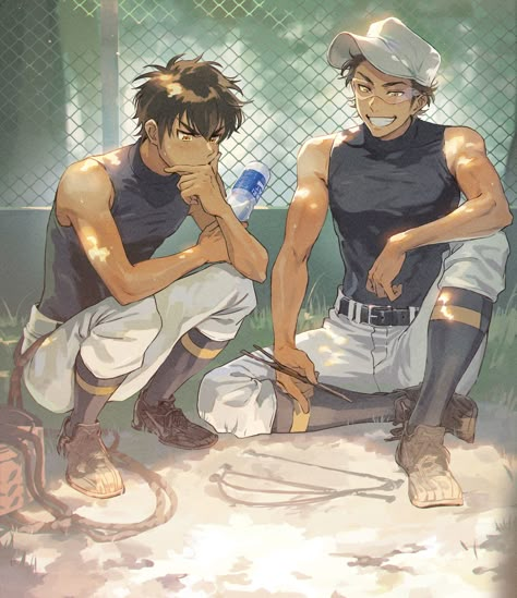 Miyuki X Sawamura, Kazuya Miyuki, Ace No Diamond, Sawamura Eijun, Ace Of The Diamond, Miyuki Kazuya, Daiya No Ace, High School Baseball, Ace Of Diamond