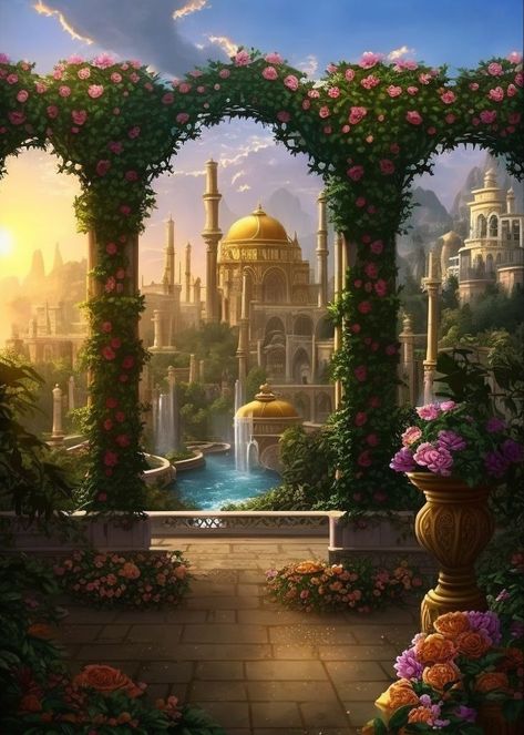 Modern Arabic Interior, Fairytale Places, Tower Of Dawn, Royal Interior, Fantastic Architecture, Rp Aesthetic, Summer Court, Fantasy Locations, Throne Of Glass Books