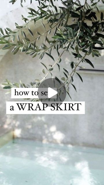 avelird | sewing & design experiments | How to sew a simple wrap skirt tutorial   My fabric is linen, very stable and thick • perfect for solid useful pockets   You can find a... | Instagram Wrap Skirt Tutorial, Wrap Skirt Sewing Pattern, Easy Sewing Ideas, Wrap Skirt Pattern, Skirt Tutorial, Wrap Around Skirt, Sewing Skirts, Sewing Design, How To Sew