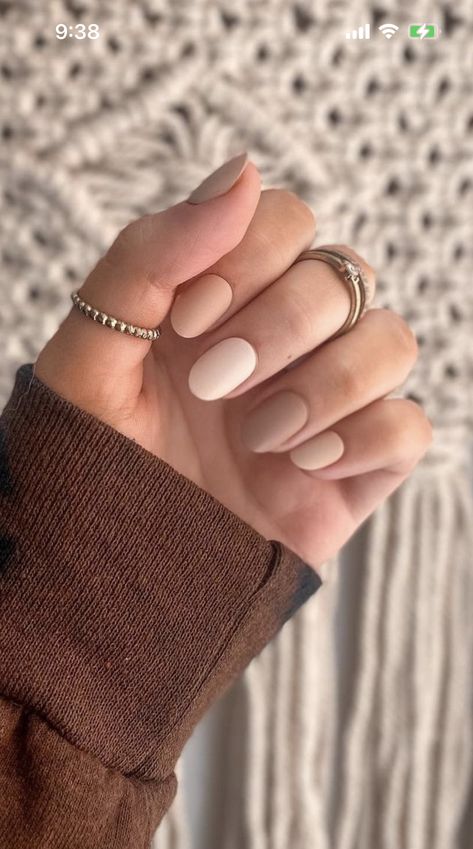 Autumn Pastel Nails, Neutral Autumn Nails Short, Nail Combos Color Combinations, Neutral Multicolor Nails, Short Beige Nails, Neutral Autumn Nails, Elegant Fall Nail Designs, Brown Nail Ideas, Autumn Nail Designs