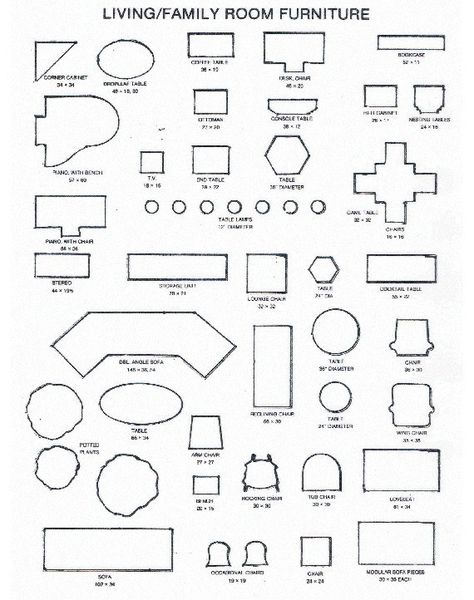 Printable Furniture Templates Floor Plan Furniture Symbols, Printable Furniture Templates, Furniture Symbols, Printable Furniture, Floor Plan Furniture, Computer Lab Design, Dollhouse Furniture Plans, Furniture Template, Plan Furniture