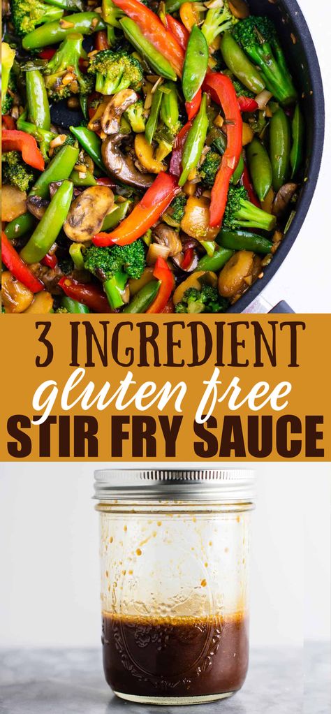 Gluten Free Chicken Stir Fry, Gluten Free Stir Fry Recipes, Gluten Free Stir Fry Sauce, Sauce For Stir Fry, Best Stir Fry, Gluten Free Stir Fry, Fry Sauce Recipe, Veggie Stir Fry Recipes, Stir Fry Veggies