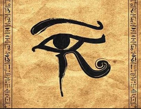 Eye of Horus originated in Ancient Egypt and represents healing and knowledge and is a symbol of protection from evil. Eye of Horus originated from the Egyptian god Horus (Heru, Hor), who was the god of the Sky. Horus had the body of a man and the head of a falcon. Horus's left eye represents moon while his right eye represents the sun. It is the left eye that is the image of the Eye of Horus. Egyptian Evil Eye, Left Eye Of Horus, Protection From Evil Eye, Egyptian God Horus, Horus Tattoo, God Horus, Protection From Evil, The Eye Of Horus, Eye Of Ra