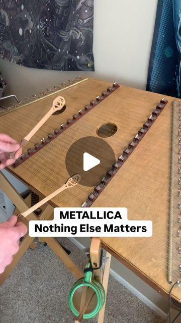 Metallica Cover, Folk Musician, Hammered Dulcimer, Nothing Else Matters, Folk Music, Musical Instrument, Musical Instruments, Metallica, Musical